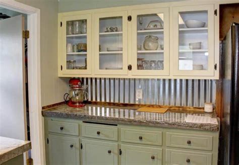 corrugated steel kitchen cabinets|galvanized corrugated metal kitchen.